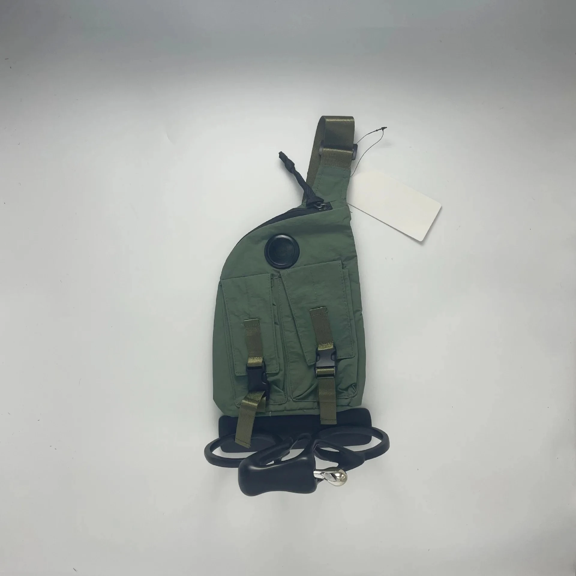 Estilo de diseñador herramientas funcionales personalizadas bolsos de pecho para hombres y mujeres CP moda ocio deportes mochila oblicua marea