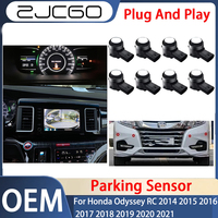 ZJCGO OEM Car Parking Sensor 8 Sensors Buzzer Reverse Backup Radar Sound Alert System For Honda Odyssey RC 2014-2021