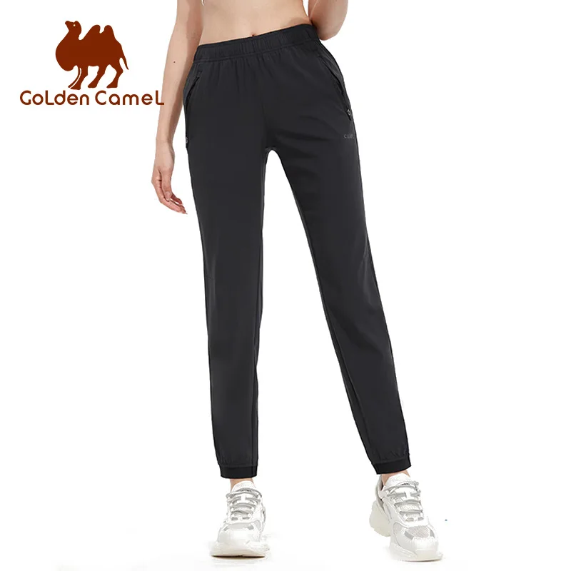 GOLDEN CAMEL Sports Pants Quick-drying Trousers Gym Fitness Breathable Elastic Running Leggings Pant for Women 2023 Summer New