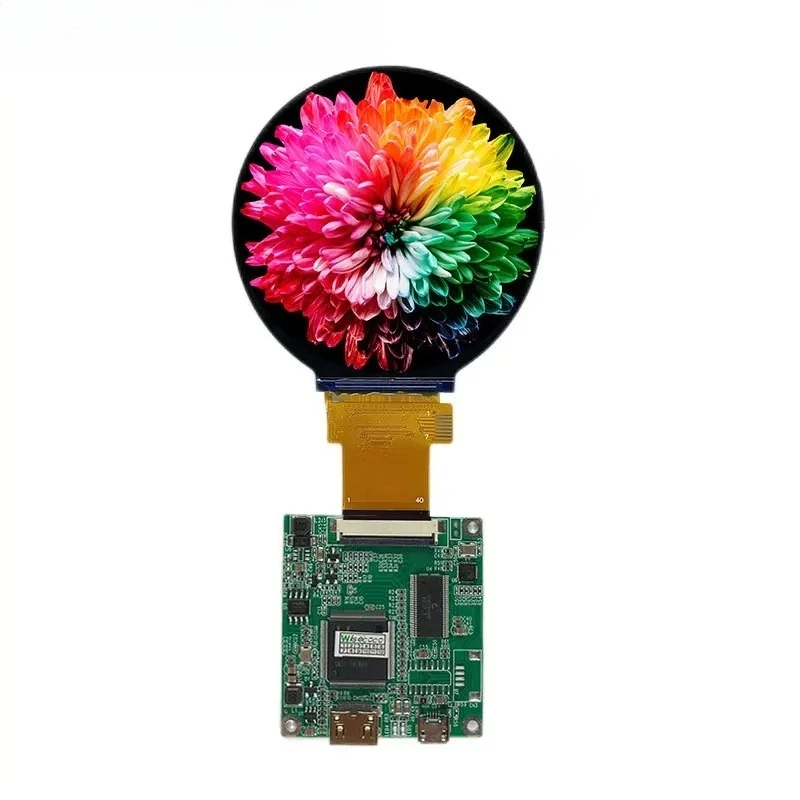 2.8 Inch Round Display Circular 480x480 RGB IPS LCD Module For Smart Home Appliance Automative Screen
