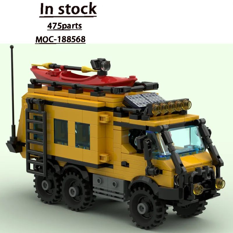 

Конструктор MOC-188568: Классический новый внедорожник 6x6 для джунглей, 475 деталей, подарок на день рождения для мальчиков и детей