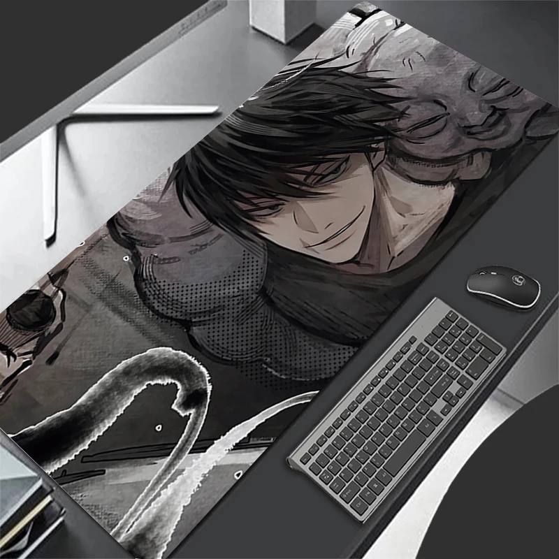 

Large Gaming Mouse Pad jujutsu Kaisen Toji Fushiguro Anime PC Computer Gamer Desk Mat For CS GO LOL XXL Laptop Kawaii Mousepad