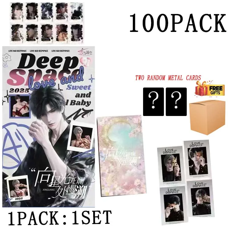 

Wholesales Love And Deepspace Limited Collection Photo Card Booster Box Wave 1 Lingmeng Wenchuang Male God Board Game Kid Gift