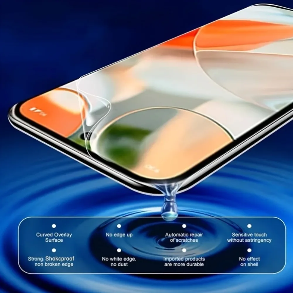 3 szt. Folia hydrożelowa o wysokiej rozdzielczości do Google Pixel 9 Pro XL 6 7 8 9 Pro 9a 8a 7a 6a Pełne pokrycie TPU Miękkie ochraniacze ekranu — zdjęcie produktu 5