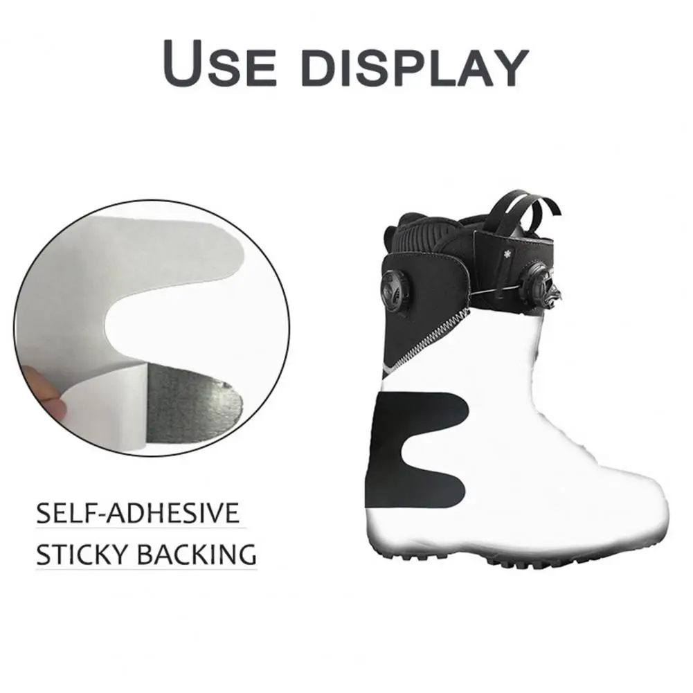 6/12Pcs Ski Snowboard Boots Fitting Pads Ski Boots Foam Pad Self-Adhesive Soft Boot Inserts Protector for Relieve Ankle Pressure