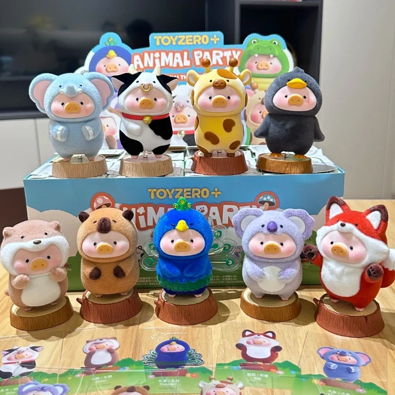 

LuLu Pig Animal Party Series Blind Box Anime figure Mysterious Box Surprise Toy Bag Pendant Gift Cute Girl Collectible Gift News