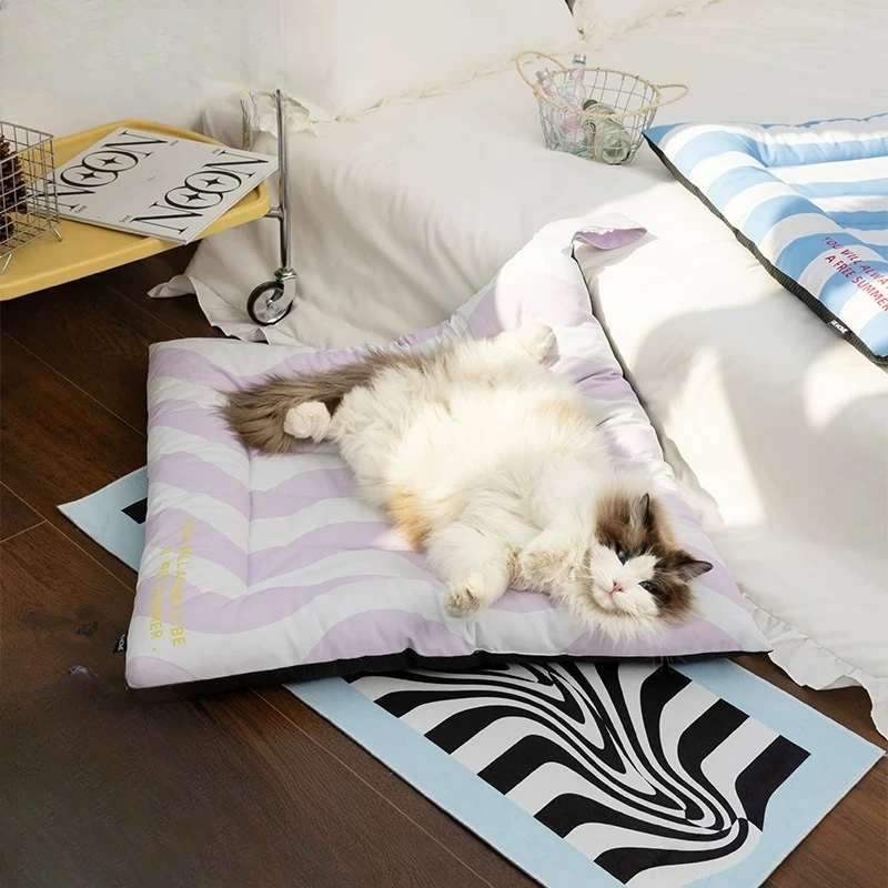

Summer cat litter cooling pet sleeping mat cat bed medium and small dog dog sleeping mat mat dog kennel