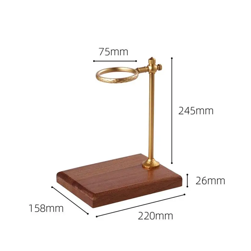 【New Hot】 Pour Over Stand Coffee Station, Pour Over Coffee Dripper Adjustable Coffee Filter Stand Holder with Wooden Base