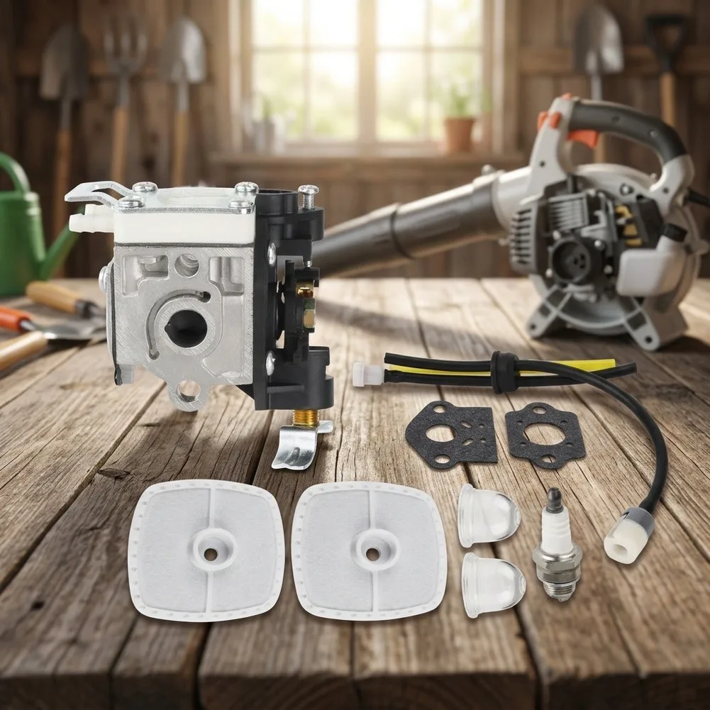 PB250 Carburetor Assembly for ES 250 and PB 250LN Leaf Blowers Includes Air Filter and 10-Piece Maintenance Kit