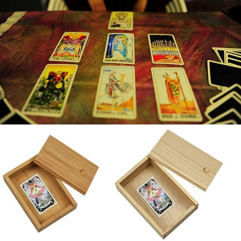 

Bamboo Storage Box Color Jewelry Playing Cards Box Candy Storage Can