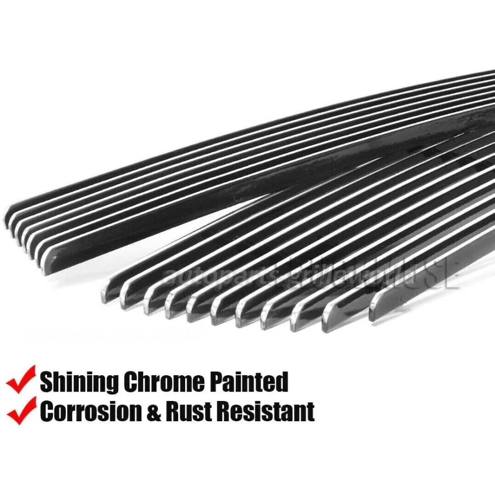 2005-2006 실버라도 1500 2500HD 3500 07 클래식 그릴 콤보 알루미늄 크롬 빌렛 호환 메인 상부 그릴