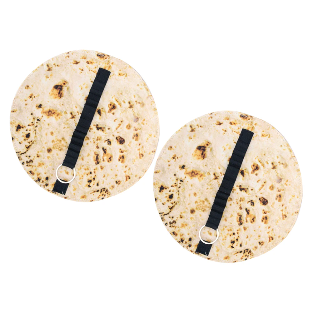 

2 Pcs Burrito Pencil Bag Protective Case Tortilla Pouch for Pencils Holder Large-capacity Cute Canvas Storage Roll up
