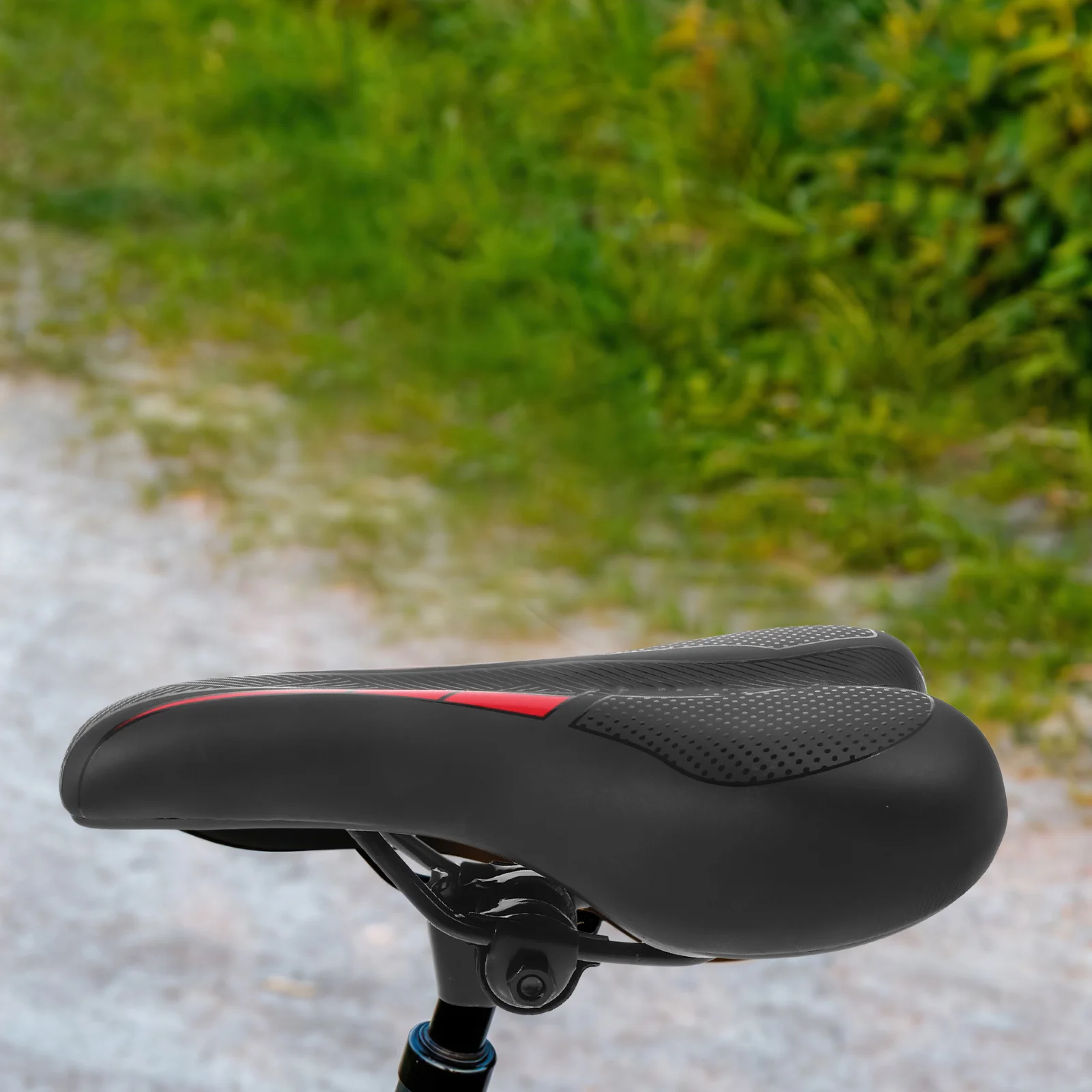

Thickened Waterproof Bike Seat Cushion Comfortable PU Cycling Saddle Replacement for Road Mountain Folding Bikes Stable Safe
