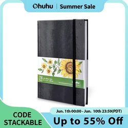 Ohuhu Marker Pads Art Sketchbook Hardcover Notebook Student Art Painting Drawing Watercolor Book Graffiti Sketch School Supplies