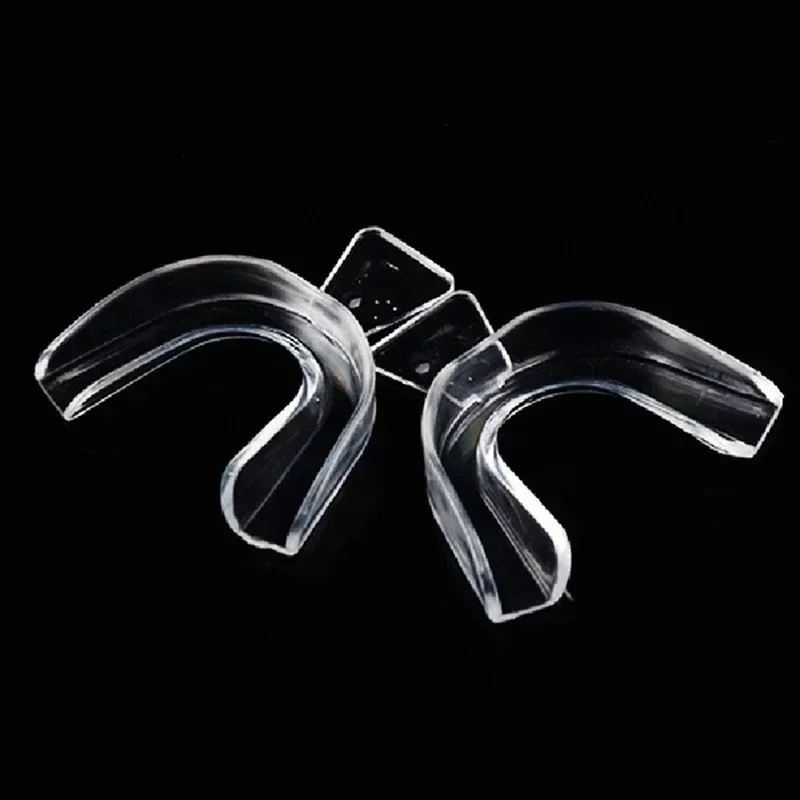 1/2 Pairs Stop Snoring Anti Snore Mouthpiece Apnea Guard Bruxism Tray Sleeping Aid Mouthguard Health Care