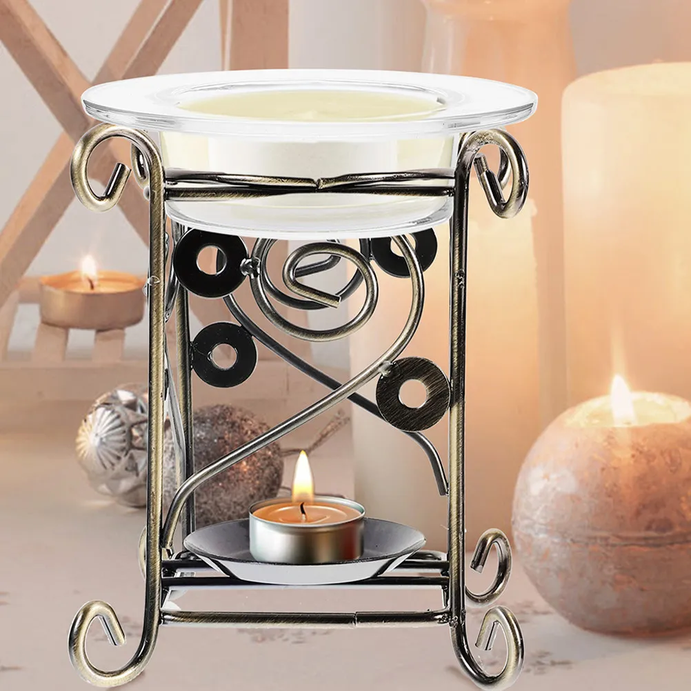 2Pcs Clear Glass Scent Dish Replacement Compatible with Wax Melter and Burner Aromatherapy Diffuser Tray for Home Decor