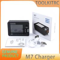 ToolkitRC M7 200W 10A 1-6S Lipo High Power Lithium Battery Multifunctional Balance Charger Discharger 2.0inch LCD for RC Drones