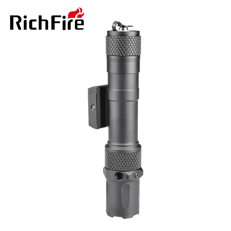 RichFire SFD-092L Rechargeable LED Flashlights 2000LM Super High Optical Weaponlight with Picatinny Rail Mounted for Hunting