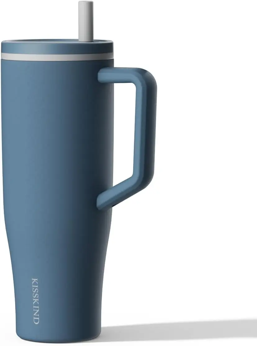 

100% герметичная чашка из нержавеющей стали с вакуумной изоляцией, дорожная кофейная кружка, бутылка для воды, резиновая основа, подарки для женщин и мужчин