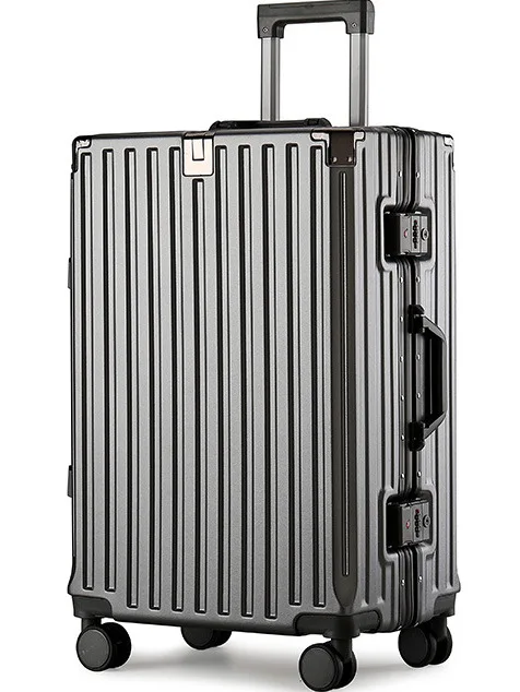 

Большой чемодан Capaci Hardell с алюминиевой рамой PC Lage, дорожная сумка для мужчин и женщин, 20-дюймовая сумка Che-In для Ba-To-Sch...