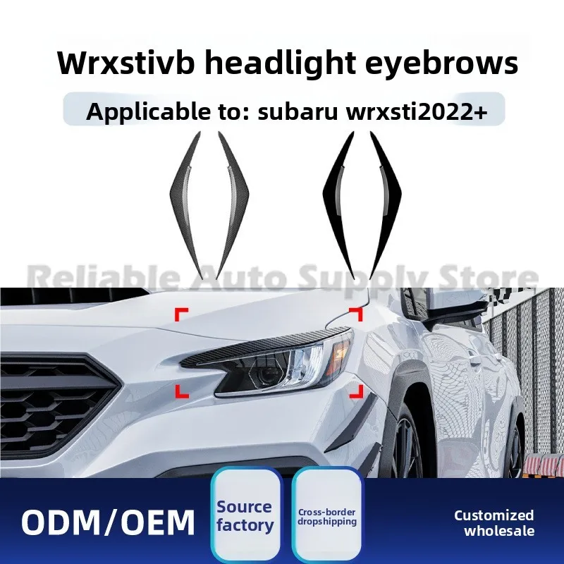 

For Subaru WRX STI VB 2022+ Headlight Eyebrow Decal Stylish and Durable Auto Modification Sticker