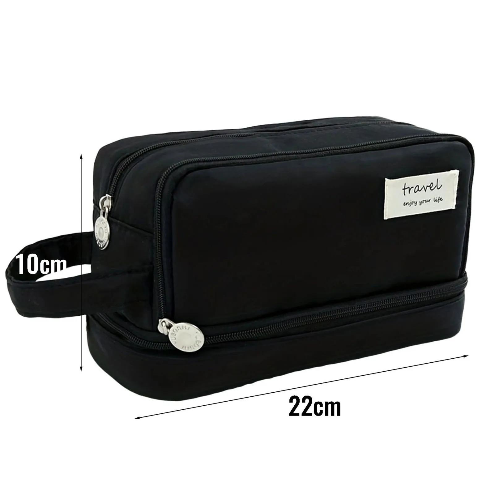 Imagem -05 - Grande Capacidade Lápis Papelaria Caixa Simples Dupla Camada Durável Lápis Cases Portátil Cosmetic Journaling Suprimentos Bolsa Nov99