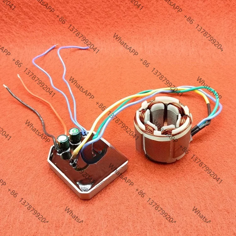Motor Coil Assembly & Control Board For 12‑Inch Brushless Lithium‑ion Chainsaw Replacement Parts