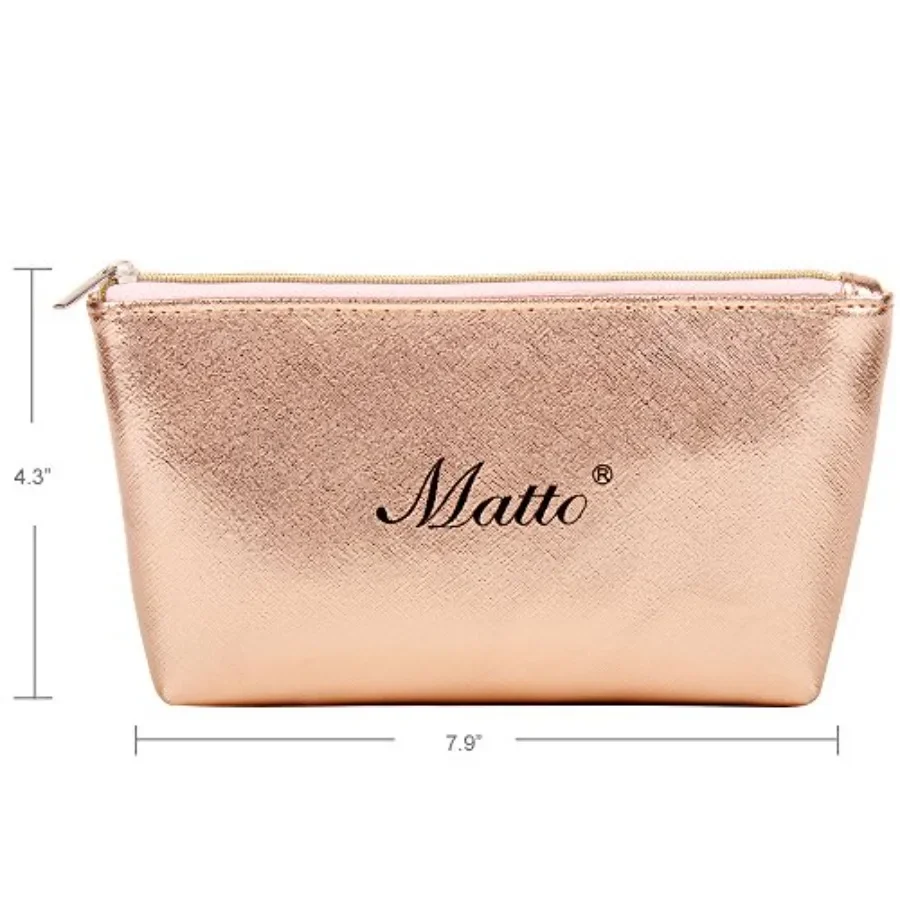 مجموعة فرش مكياج مكونة من 9 قطع مع فرشاة كريم أساس وحقيبة مكياج للسفر مدمجة لهاتف OntheGo TouchUps مثالية للاستخدام اليومي