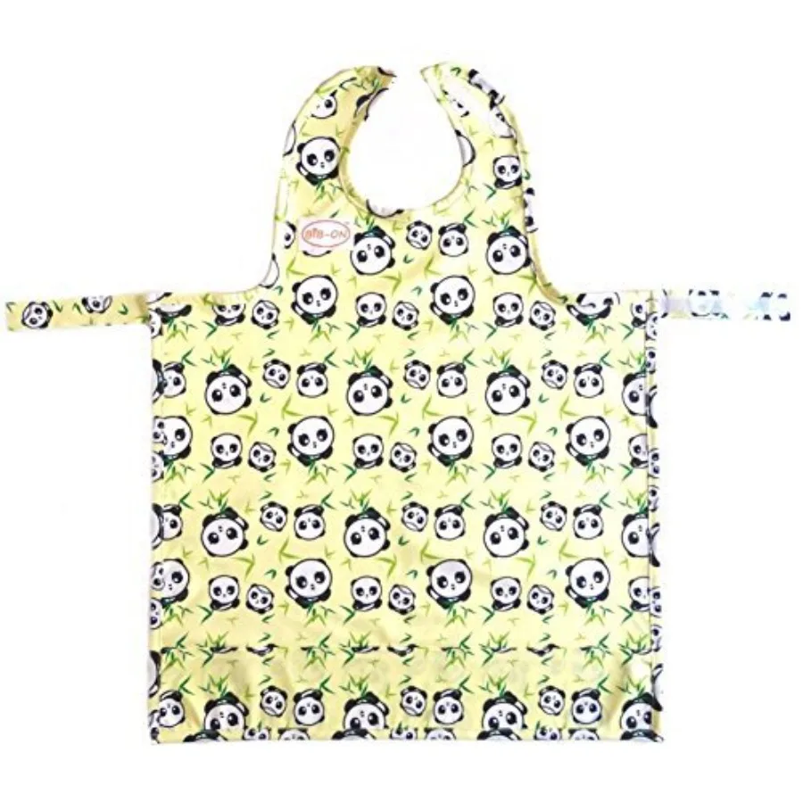 

Fullcoverage bib and apron combination designed for infants babies and toddlers aged 04 years offering complete protection duri