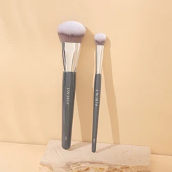 Contoured Foundation Brush Concealer Makeup Brush for Liquid and Cream Foundation ConcealerBlending