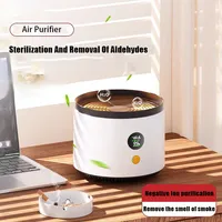Smart Air Purifier Negative Ions Generator Nano Filtration Formaldehyde Removal Intelligent Secondhand Smoke Air Ozonizer