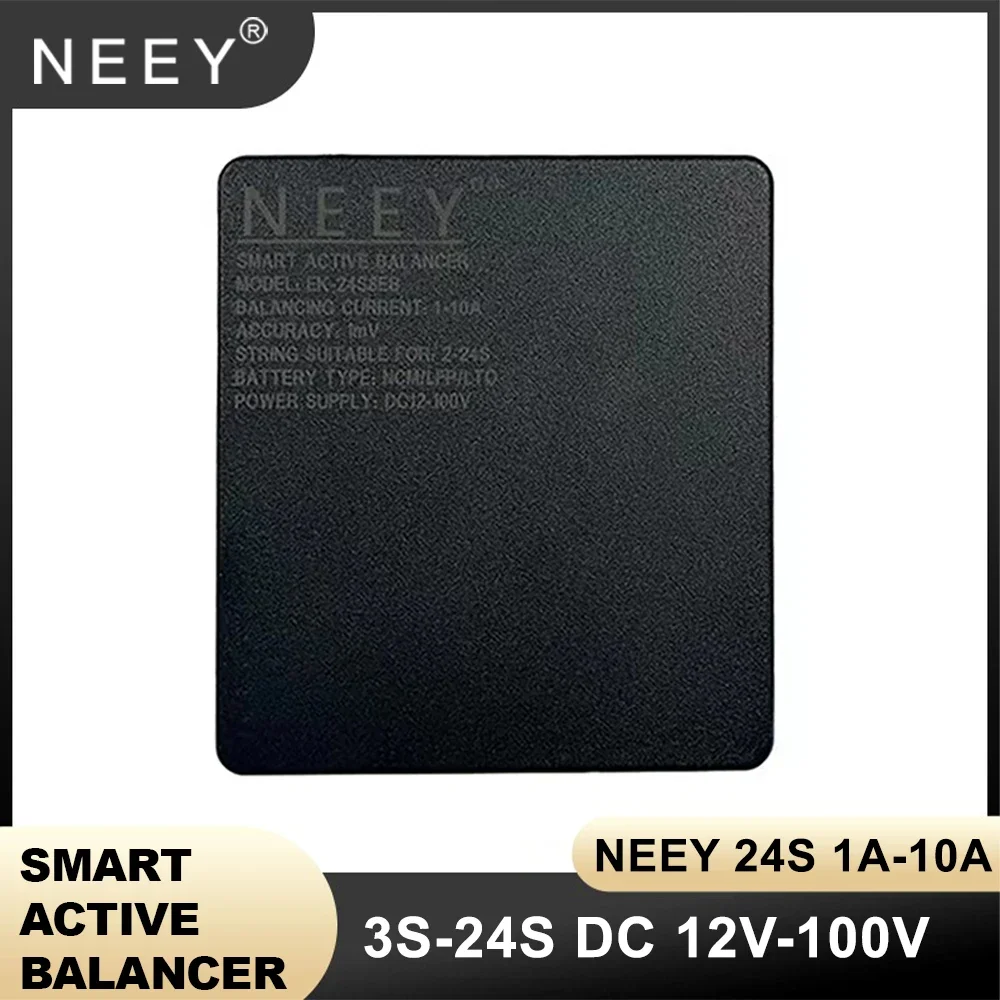 

NEEY 4A 10A 24S Smart Active Balancer BMS Эквалайзер Каскадное соединение Li-ion LiFePo4 3S-24S 36 В 48 В 60 В 24 В Android IOS