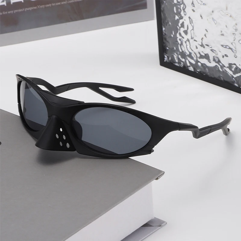 ركوب الدراجات النظارات الشمسية النساء الرجال موضة الرياضة في الهواء الطلق نظارات هالوين حفلة نظارات شمسية سيدة رجل UV400 نظارات واقية