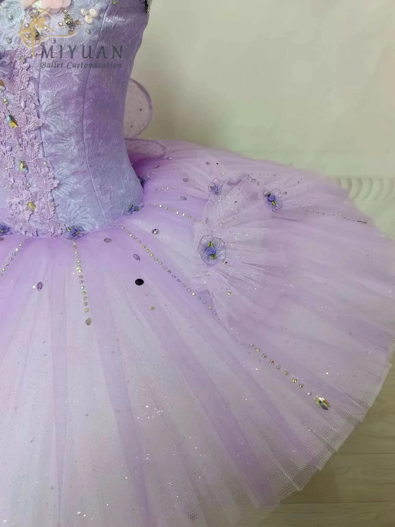 Disfraz de ballet de Bella Durmiente púrpura, variaciones de hadas, disfraces de competición de rendimiento personalizado profesional para adultos y niños