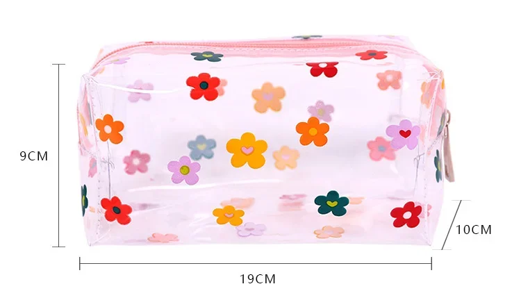 Transparent Big Pencil Case PVC School Supplies Pencil Bag Stationery Gift School Back To School Pencil Box kawaii makeup Bag