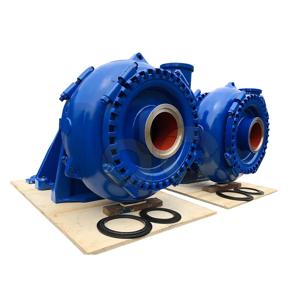 Large capacity dredging sludge available with 6 and 8-inch gravel pump inserts