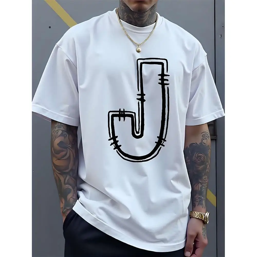 

Летняя мужская футболка с короткими рукавами и принтом, подходит для Дня святого Валентина и Пасхи, в качестве праздничного подарка, для путешествий.