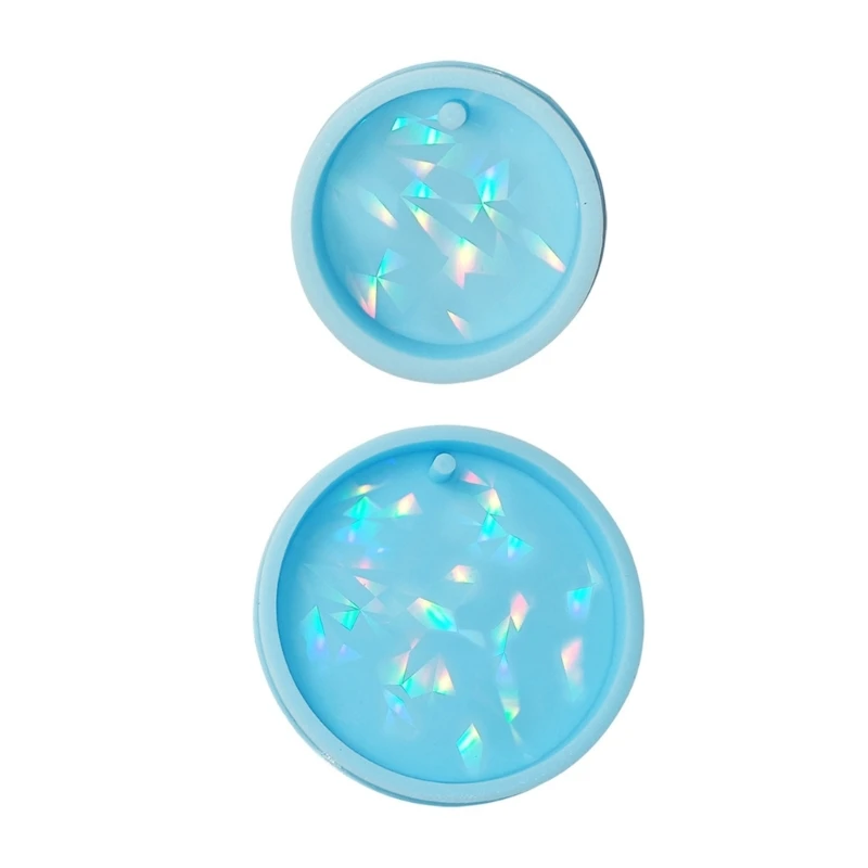 

Silicone Round Molds Light Circle Charm Mold Epoxy Resin