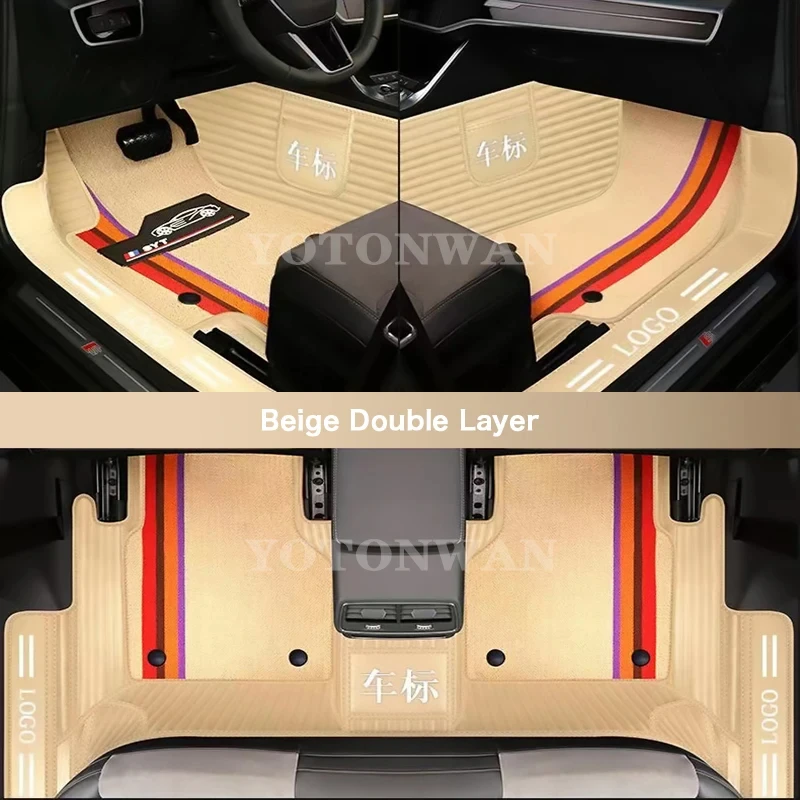 

Custom Leather Logo 7D custom car floor mats 100％ For Genesis GV70 GV80 GV90 Waterproof And Wear-resistant Auto Accessories