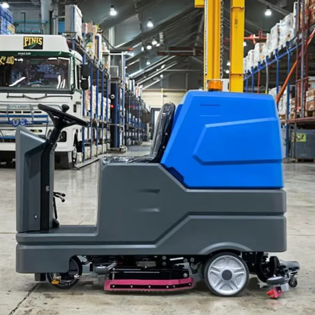 HotSale XD160 Commercial 24V Electric Ride-on Floor Scrubber Machine 32in Dual Brush with 155L/165L Big Water Tank New Condition