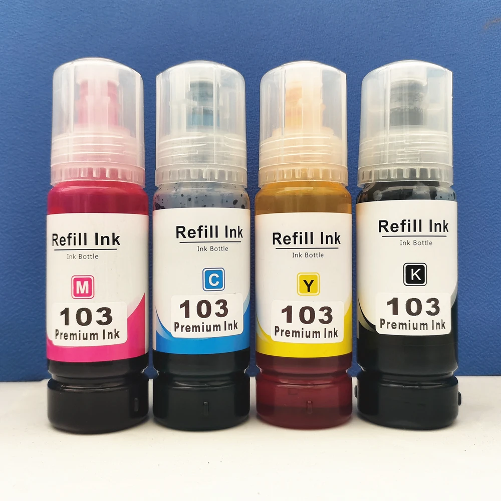 SKY Premium Refill Ink 103 ,Compatible For Epson EcoTank L1110 L3100 L3110 L3111 L3116 L3150 Printer