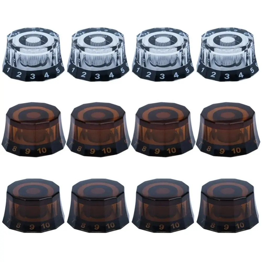 Volume Tone Control Guitar Knobs Lampshade Shape Guitar Musical Instrument Part Speed Control Knobs Guitar Top Hat