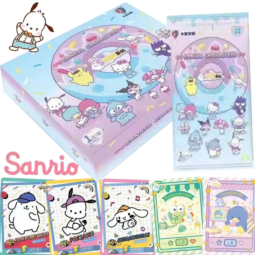 

KABAO Sanrio Collection Cards for Children Kuromi Hello Kitty Anime Shining Star Series Exquisite Polaroid Cards Christmas Gifts