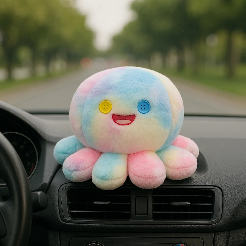 

Sea Animal Octopus Plush Toy Realistic Cuddly Colorful Cosplay Octopus Dolls 35cm Lifelike Stuffed Animal Toy Home Decor