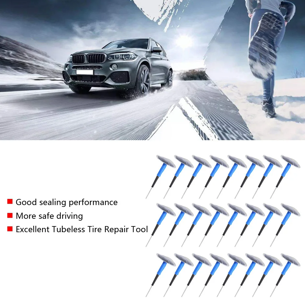 Repair Plug Patch Car Motorcycle Tubeless Tire Puncture Repair Mushroom Plug Patch Gum Tire Puncture Patch