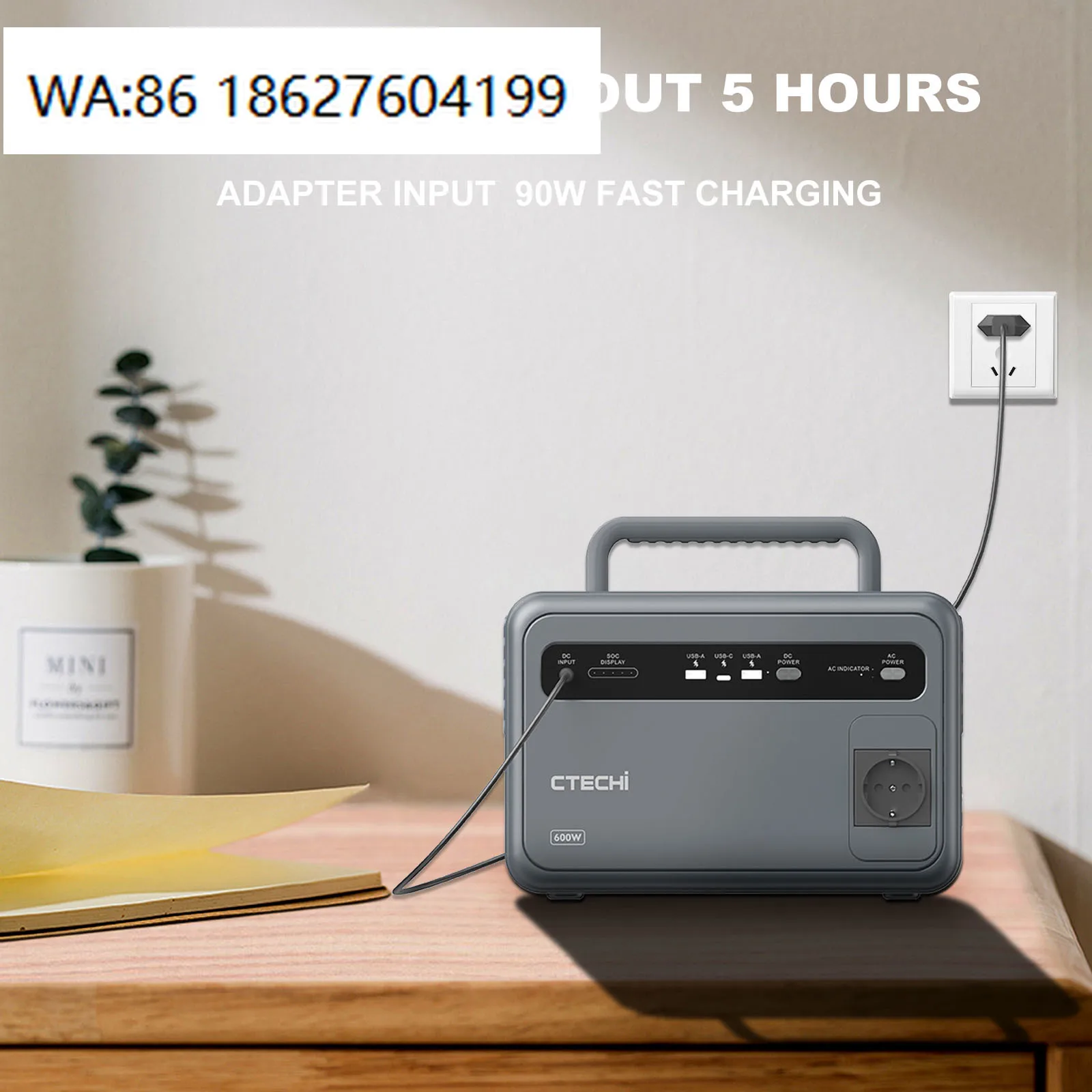 2000W EU Standard Solar Energy Storage System, Free PV Panel Included, Outdoor Large Capacity Portable Power Supply