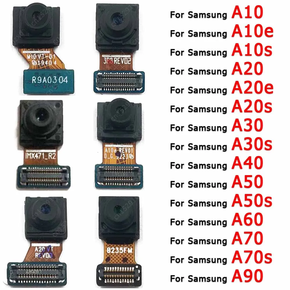 Dla Samsung Galaxy A50 A50s A60 A70 A70s A90 A10 A10e A10s A20 A20e A20s A30 A30s A40 Moduł przedniego aparatu do selfie