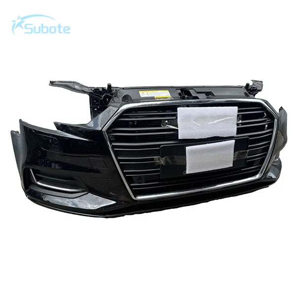 Original Auto Parts Front Bumper Assembly for A3 Grille Radiator Frame Electronic Fan Body Kit Set