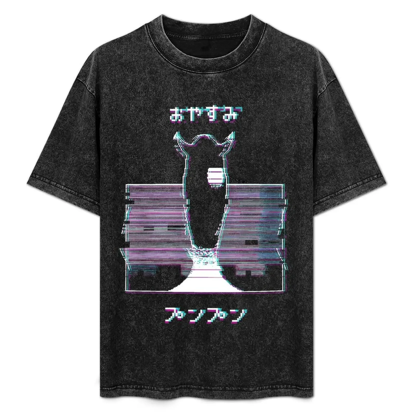 

Glitch Oyasumi Punpun - BLACK T-Shirt Soft Anti-Shrink Cotton Tee