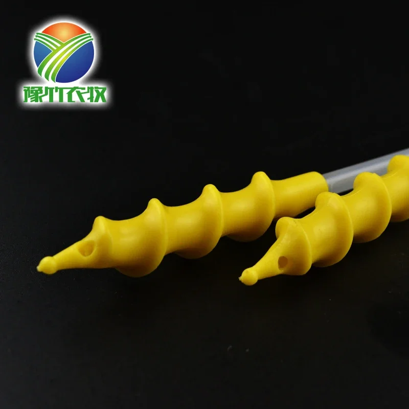 30PCS Use disposable deferens instrument spiral head pig artificial insemination tube animal vas bottle